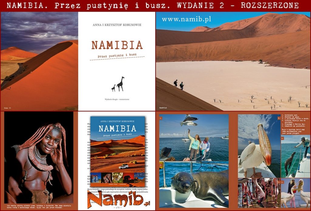 NAMIBIA. Przez pustynię i busz - wydanie 2 - przykładowe strony